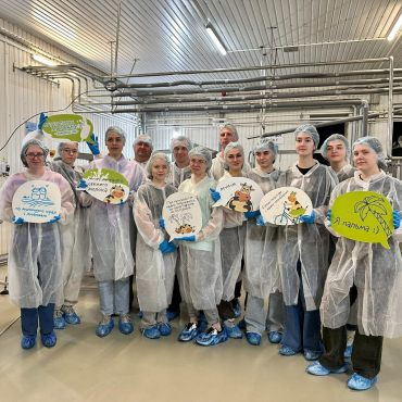 В рамках выездного занятия студенты НГАУ посетили пищевые предприятия Купинского района