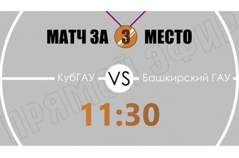 Матч по мини-футболу Куб ГАУ - Башкирский ГАУ