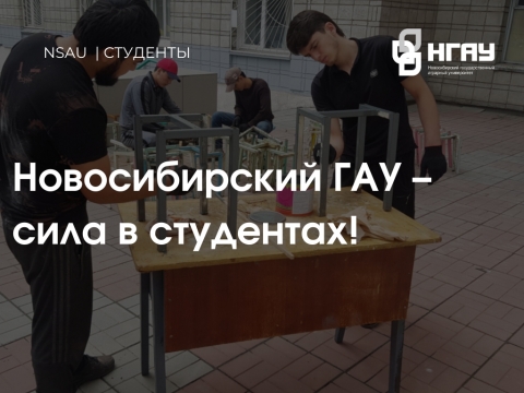 Новосибирский ГАУ - сила в студентах!